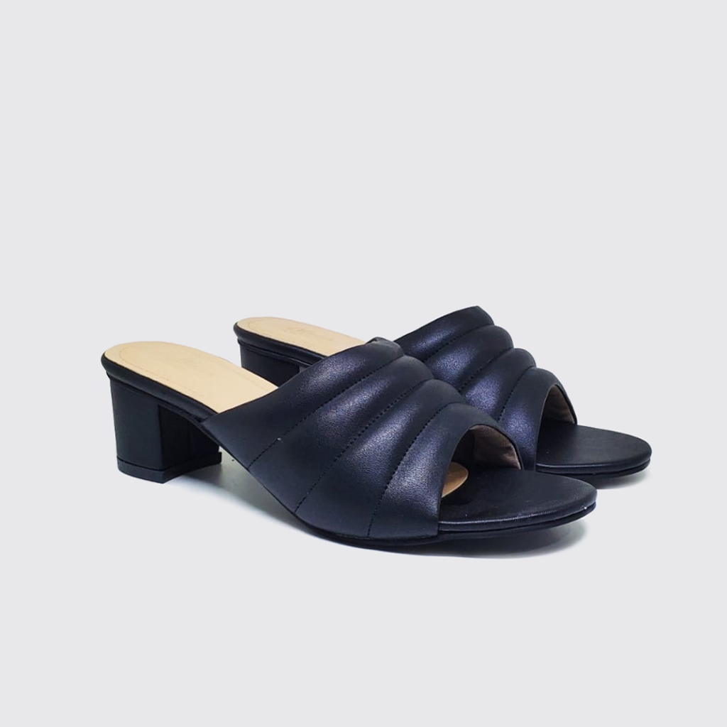 Sandal Hak Tahu Wanita 3cm/Sendal Heels Wanita Clog Terbaru Big Size