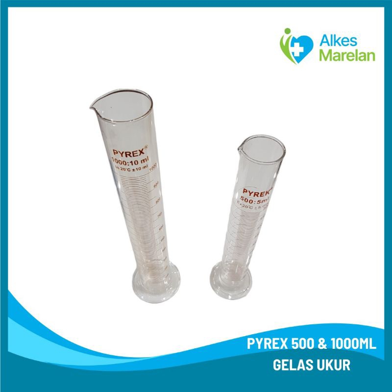 PYREX - Gelas Ukur Pyrex 500ml ,1000 ml
