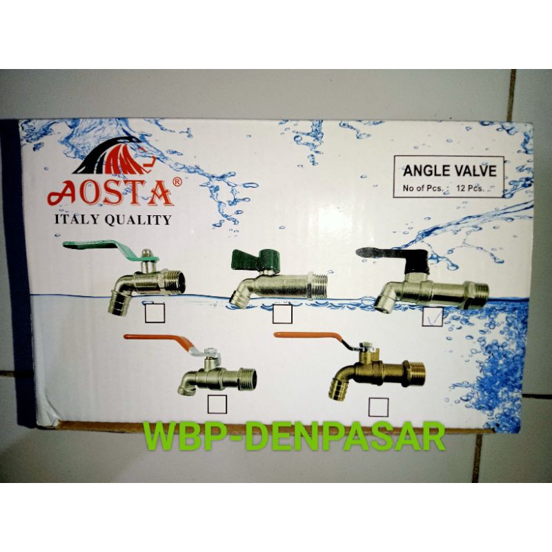 Kran Air  Gagang Hitam 1/2.INCH | Kran Air Taman