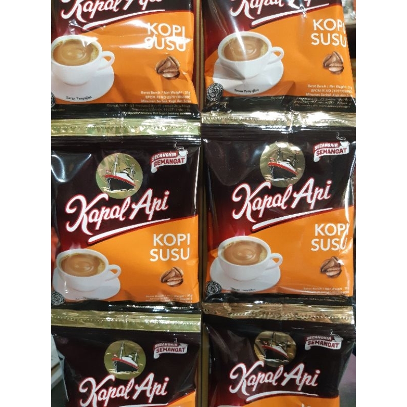 

Kopi susu kapal api renceng isi 10