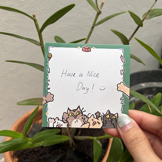 

Memopad kucing lucu Urecima, Perlengkapan tulis, Stationary Hadiah Unik Imut DIY Jurnal Buku Cat Kitty Kitten cute gemes notes hiasan Print Laser Premium