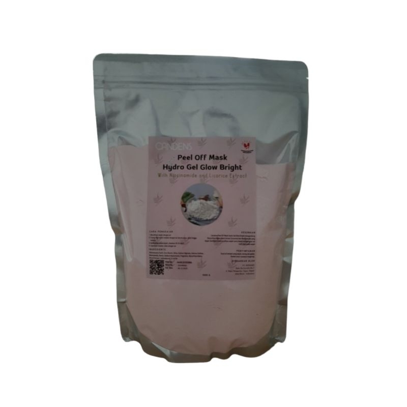 PEEL OFF MASK HYDRO GEL GLOW BRIGHT/MASKER WAJAH/MASKER FACIAL/MASKER BUBUK