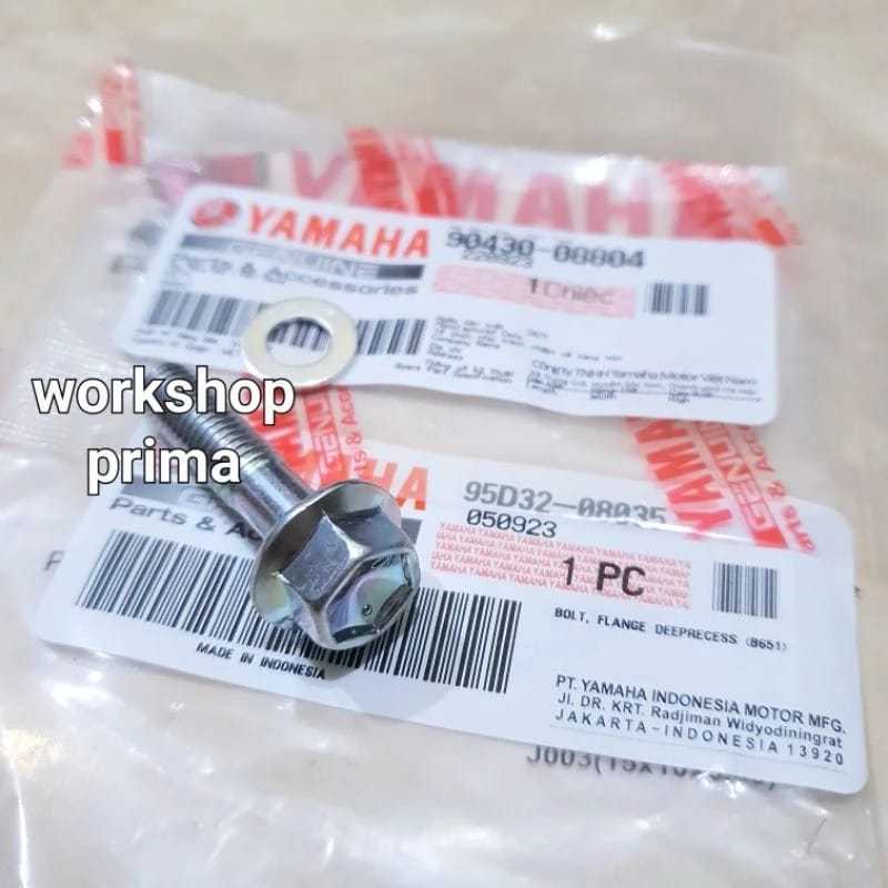 baut 12 ring tembaga kuningan tab tap pembuangan oli gear gardan rasio cvt lexy lexi 125 nmax n max 
