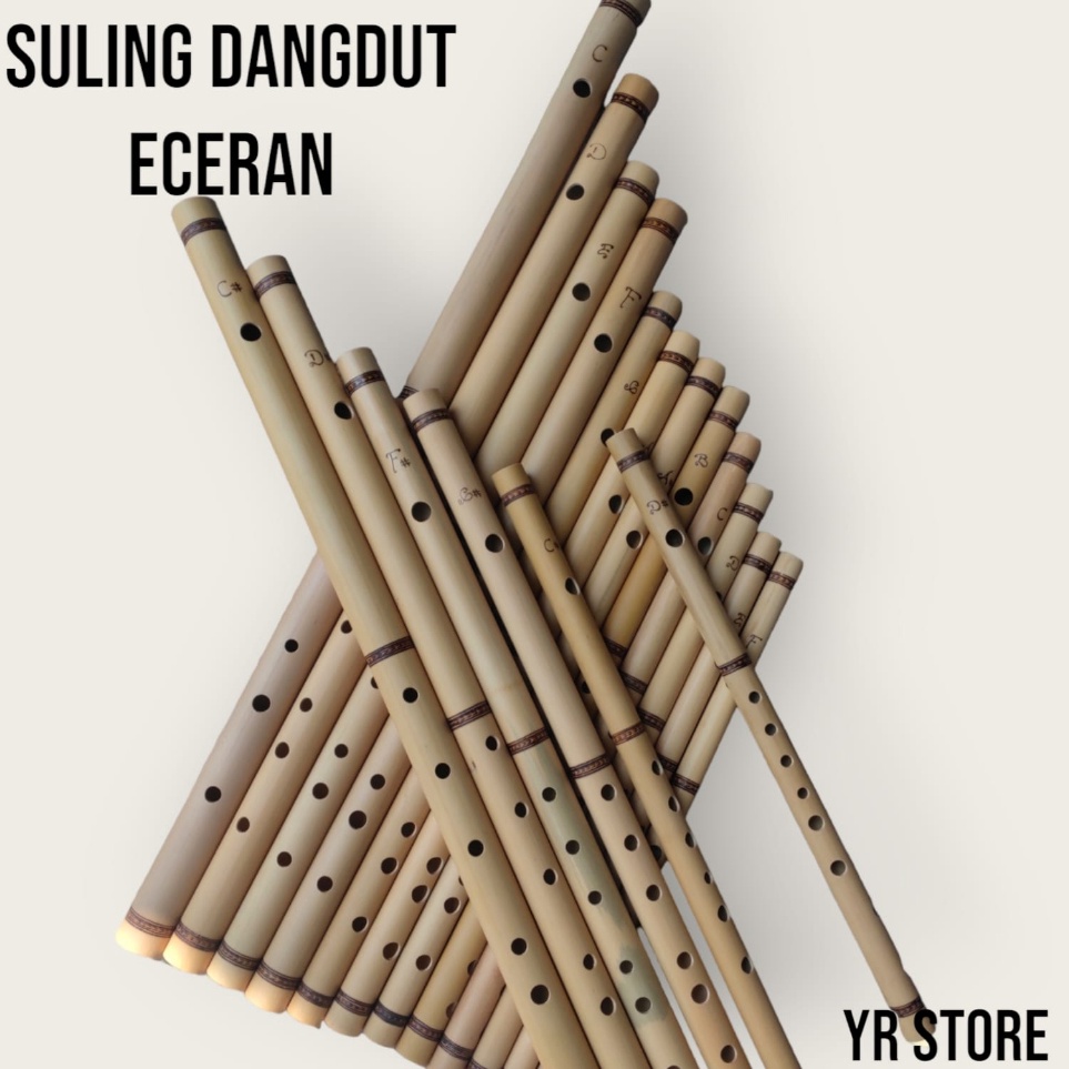ART T63S alat musik SULING bambu suling dangdut bijian eceran perbiji suling tradisional bambu dangdut