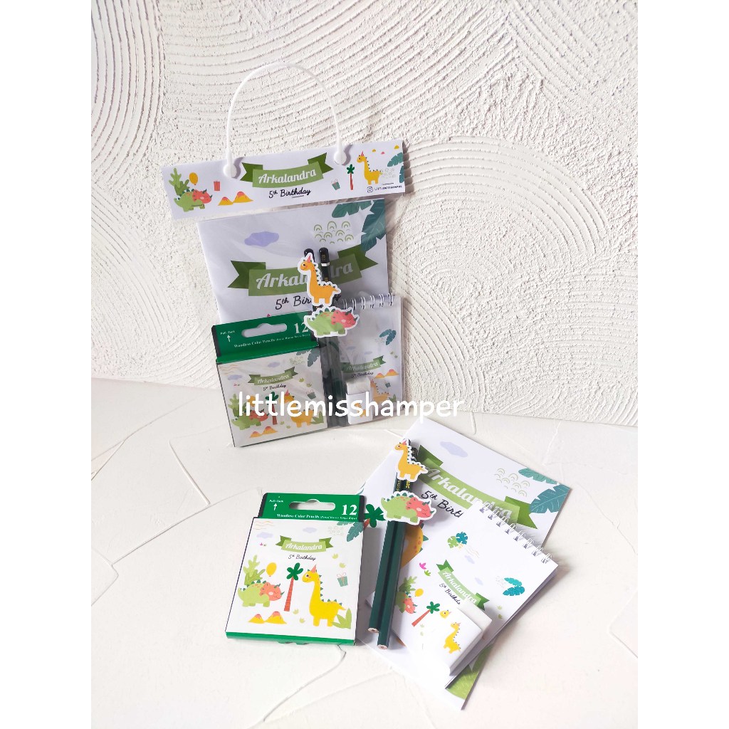 

Custom souvenir paket alat tulis goodie bag ulang tahun hadiah teman