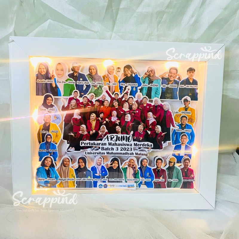 Frame Custom Farewell - Hadiah Perpisahan Kado Perpisahan Kenang Kenangan