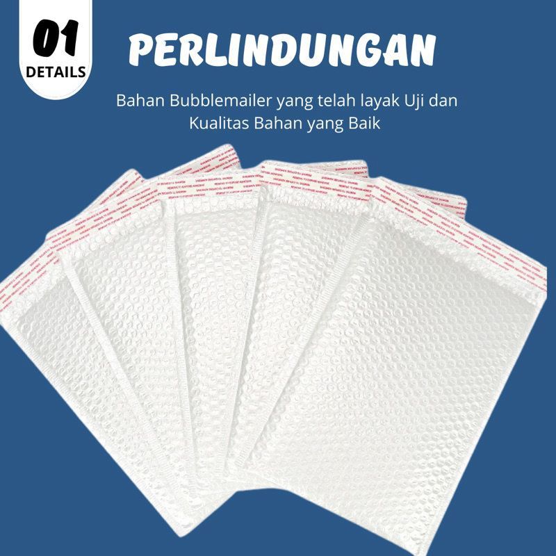 

Bubble mailer / Amplop Bubble - Bubble Bag Packing Warna Putih