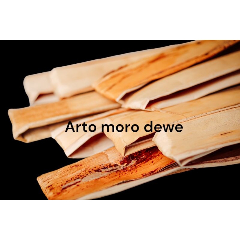 pelepah pisang kering prakarya