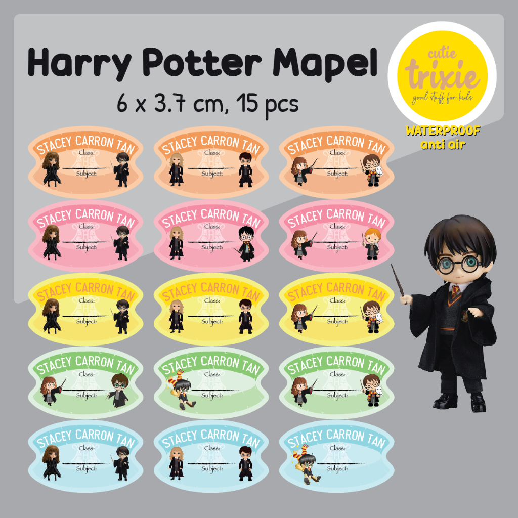 

Sticker Label Buku Mata Pelajaran Mapel Harry Potter