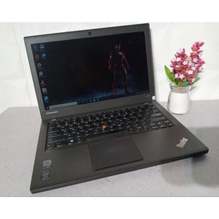 laptop LENOVOThinkpad X240 windows 10 intel core i5 4300U cpu ram 4 gb/128 gb hitam NO MINUS