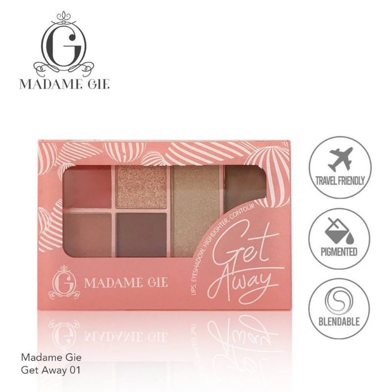 Ready Get Away Make Up Palette 01 Madam Gie