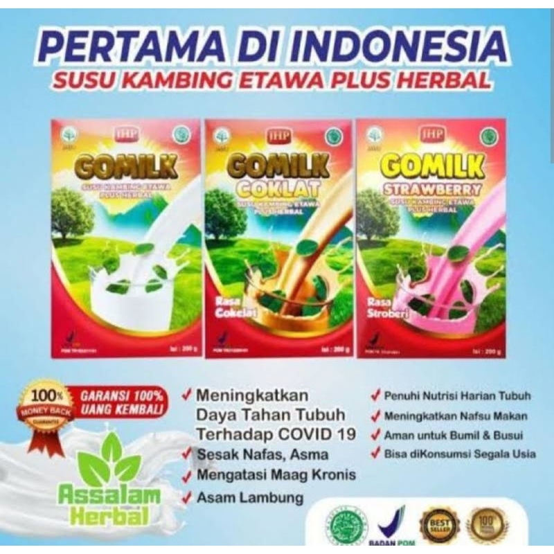 

Gomilk Susu Kambing Etawa Plus Herbal