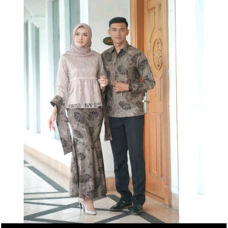 couple lily blouse brown (preloved)