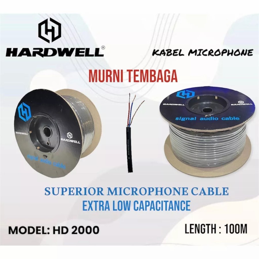 Kabel Audio Cable Mic Hardwell HD 2000 Original TERBAIK