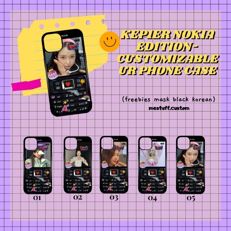[New] Nokia Phone Cases Ver Kep1er Wildflower Look A Like For All Type Hp Android & iPhone