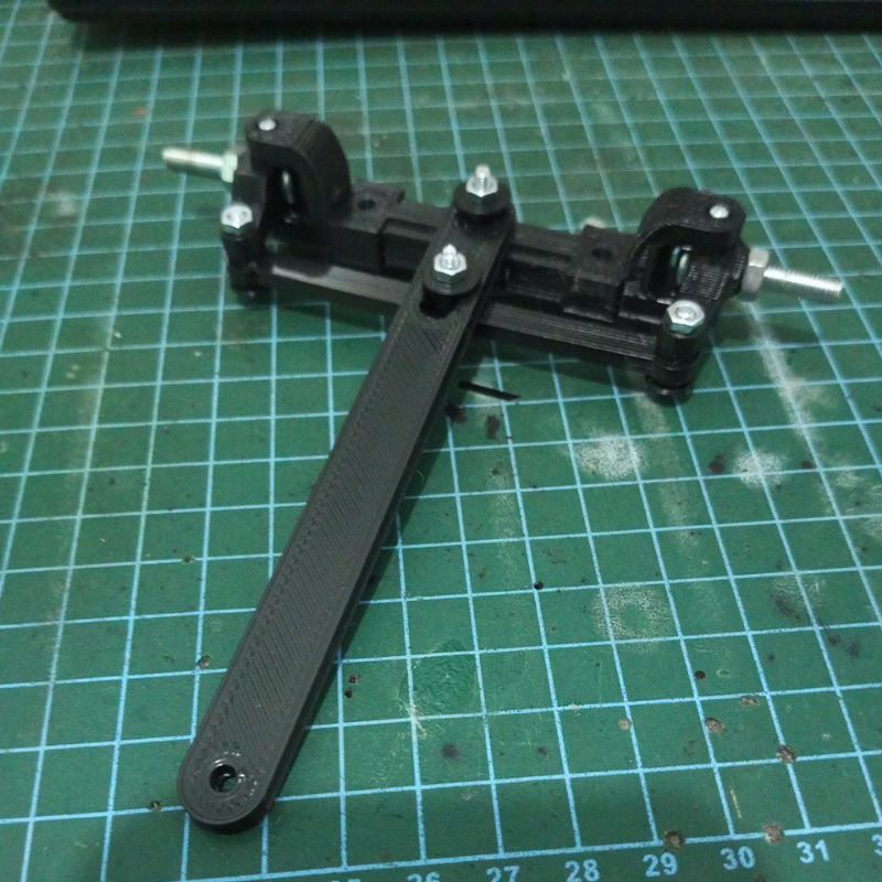 skala 14 tierod/aspikul/axle depan tarikan miniatur truk canter/giga