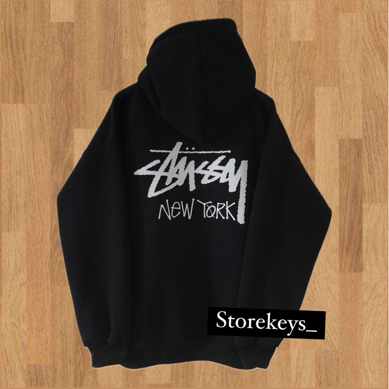 (FREE PAPPER BAG) HOODIE STUSSY NEW YORK HOODIE STUSSY ABU MISTY