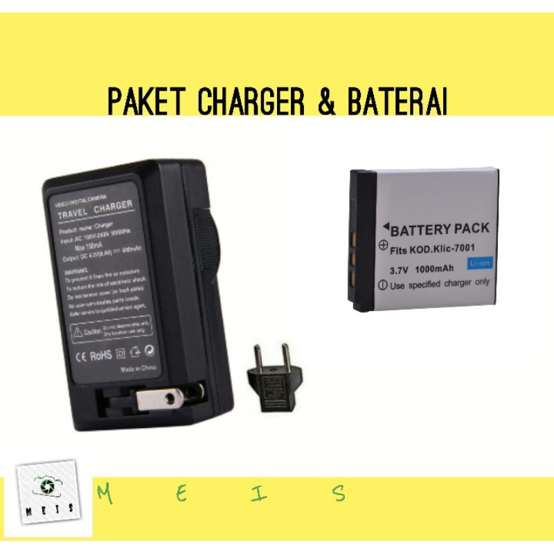 Baterai & Charger Kodak Easyshare M863 M763 M853 M753 Batre Battery