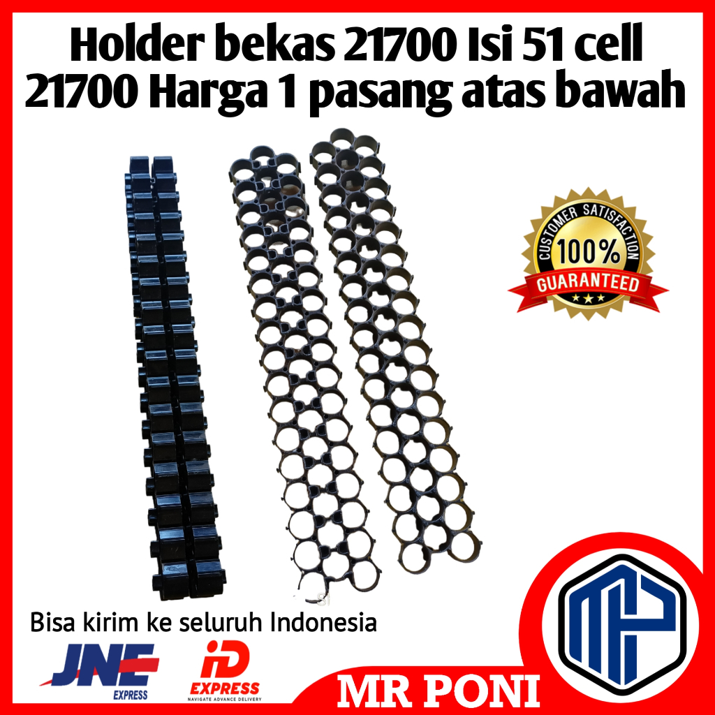 Holder bekas 21700 isi 51 cell 21700 harga 1 pasang atas bawah