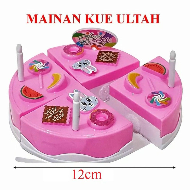 Mainan Kue Tart Ulang Tahun / Mainan Kue Potong Ulang Tahun
