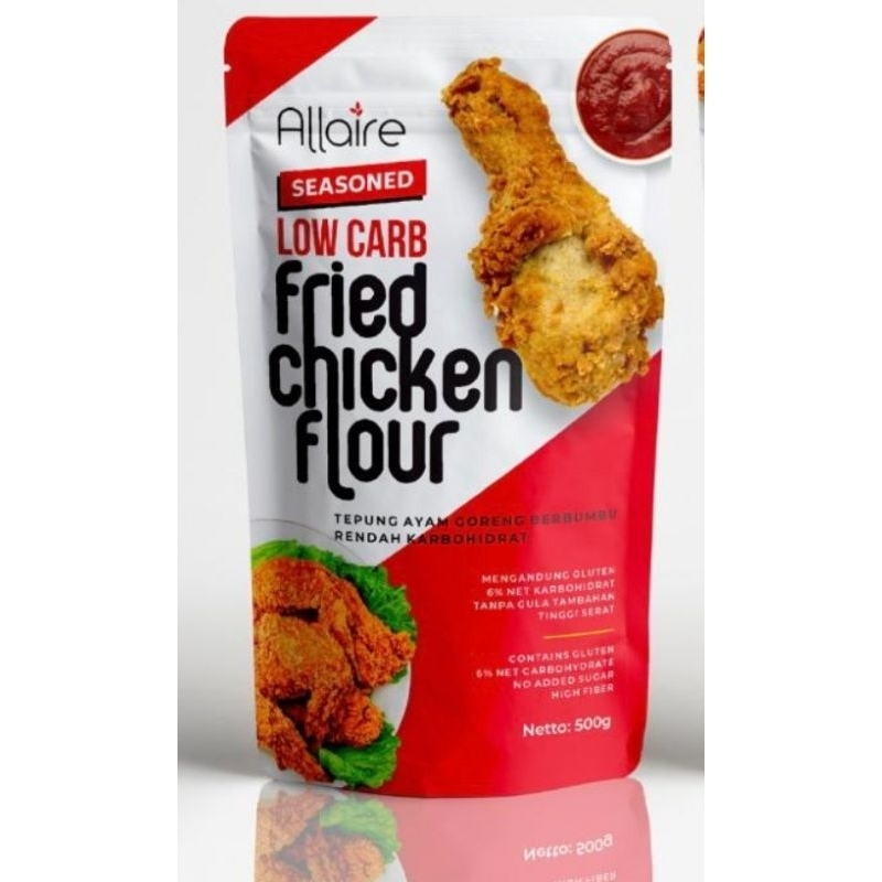 

Allaire Fried Chicken Flour Tepung Keto Rendah Karbohidrat 500 g