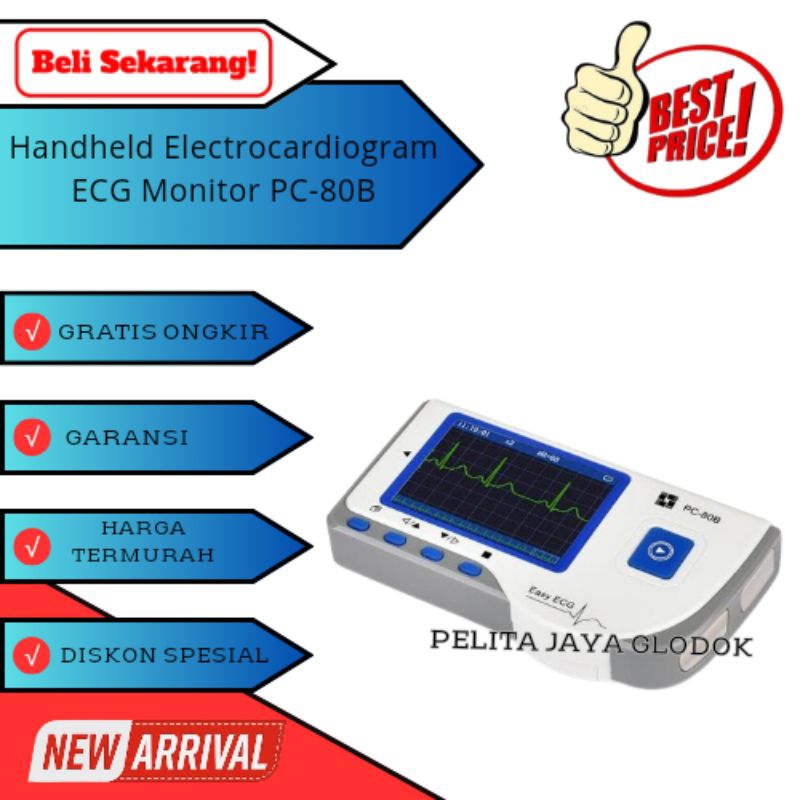 ECG Electrocardiogram Monitor PC80B Healforce Elektrokardiogram PC-80B