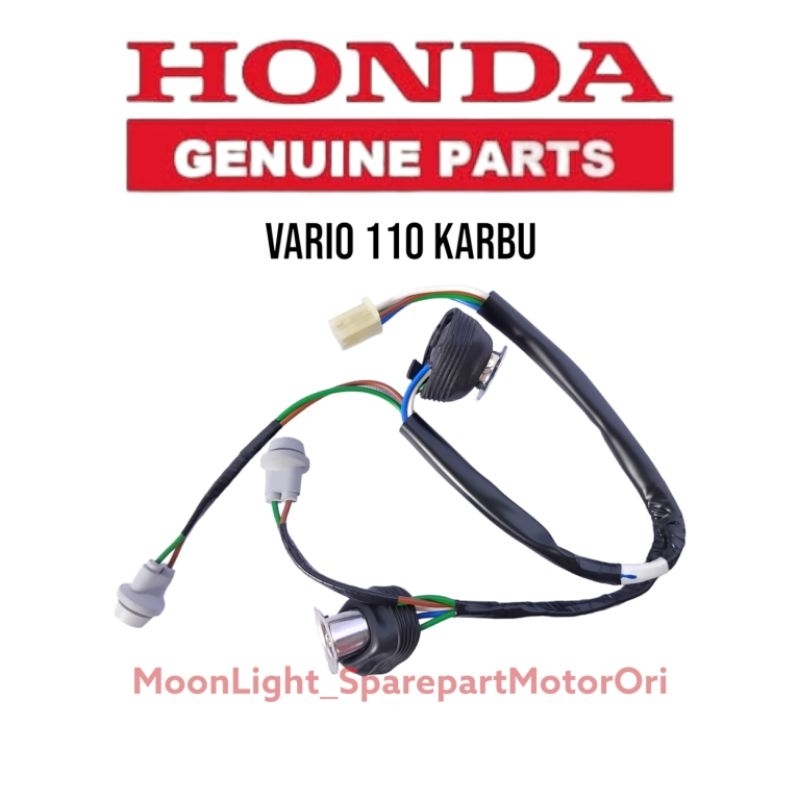 PITING LAMPU DEPAN SEN VARIO 110 KARBU FITING SOKET LAMPU VARIO OLD ORI ORIGINAL ASLI HONDA AHM 3315