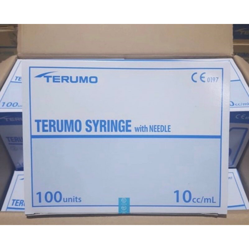 Per box spuit 10cc terumo with needle / syringe disposible terumo 10 ml pcs