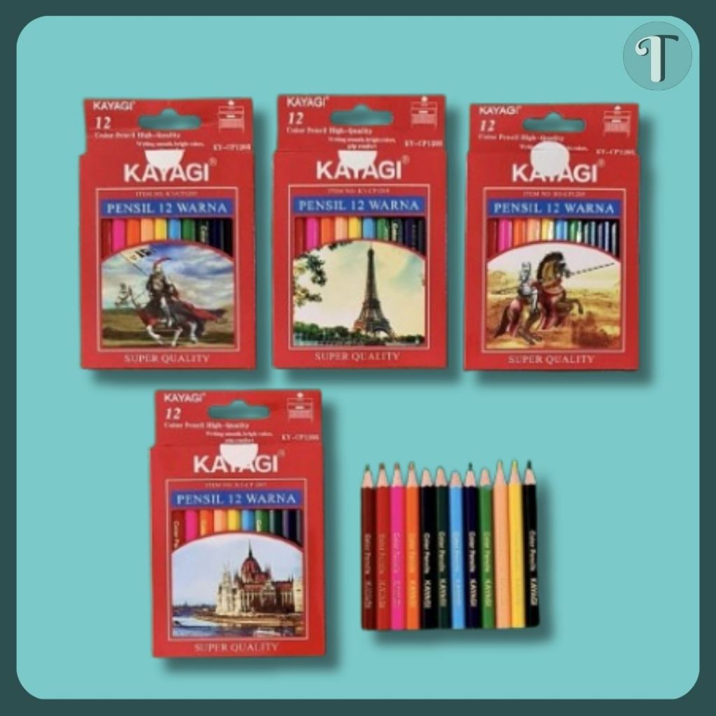 

Pensil 12 Warna Pendek Kayagi CP1205