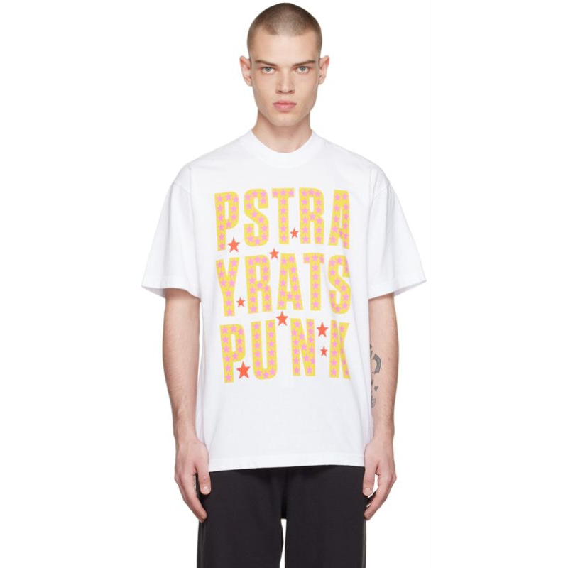 STRAY RATS PUNK WHITE TEE
