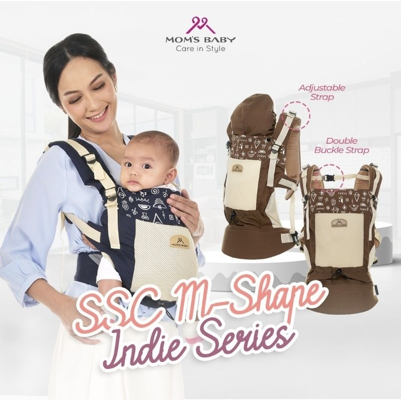 Gendongan SSC M-shape Bayi Mom's Baby / Omiland / Baby Joy