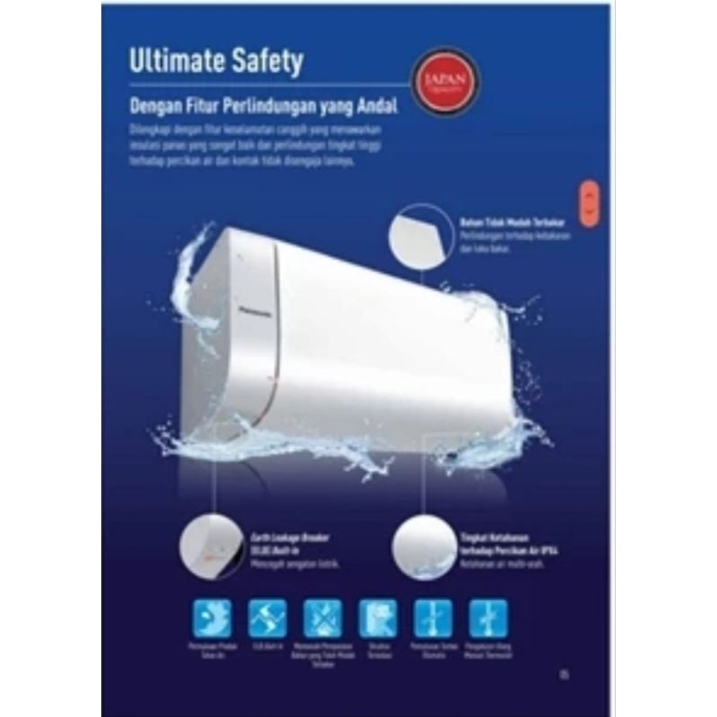 Water Heater Panasonic 15 & 30 liter DH-15/30HCMRW