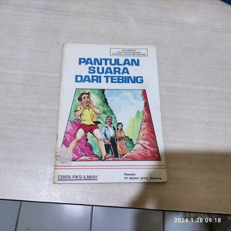 PANTULAN SUARA DARI TEBING. Cerita Fiksi Ilmiah