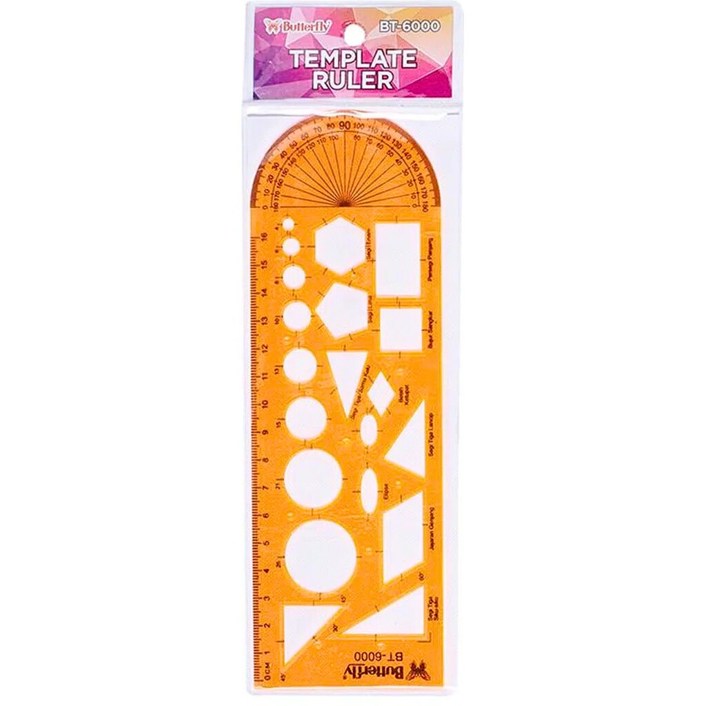 

Penggaris/Penggaris Cetak Butterfly BT 6000 (0181081)
