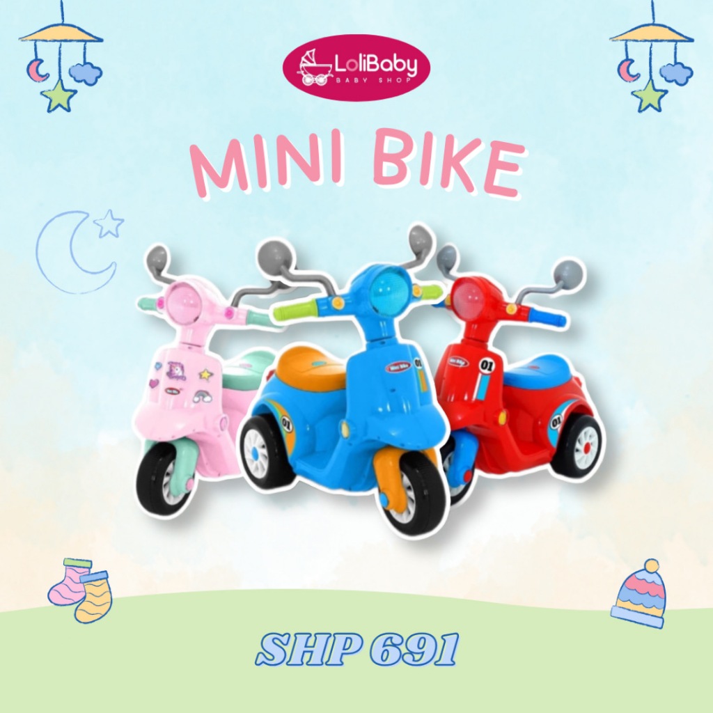 SHP TOYS MAINAN MOTOR, SEPEDA,MINI BIKE /MOTOR ANAK /SEPEDA ANAK / SHP TOYS  HB-620
