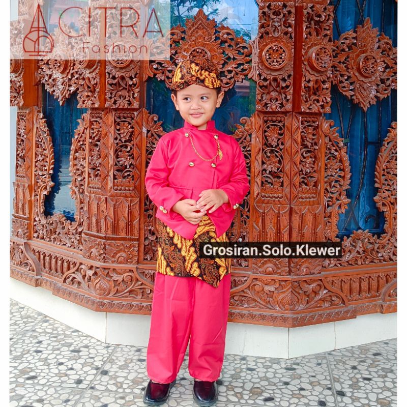 FREE ONGKIR DI JAMIN 100% REALPICT BESKAP BASOFI BATIK COKLAT MOTIF PARANG / BASOFI / SETELAN BASOFI