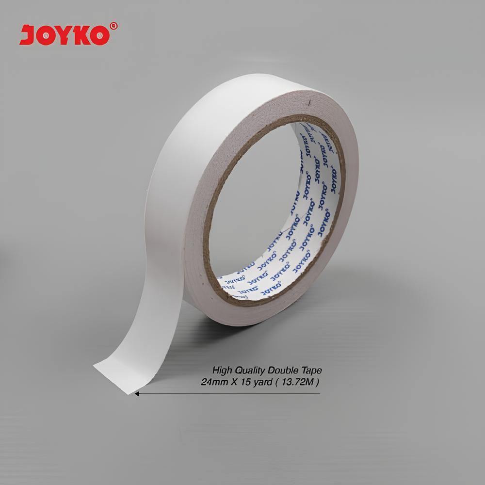 

JOYKO DOUBLE TAPE/PEREKAT 2 SISI 24MM X 15 YARD (13,72 M) 1 ROL/PCS