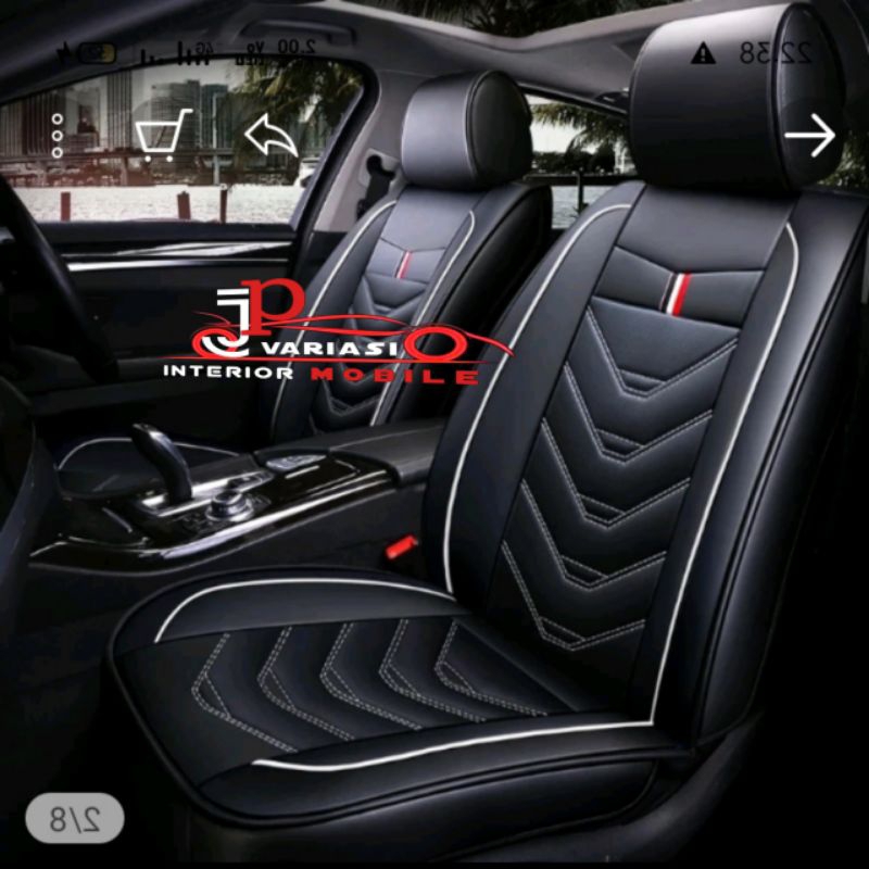 sarung jok mobil Avanza Xenia full set busa tebal,bahan myo