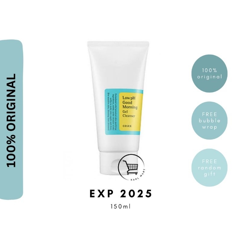 [ORI EXP 2025] 150ml COSRX Low pH Good Morning Gel Cleanser