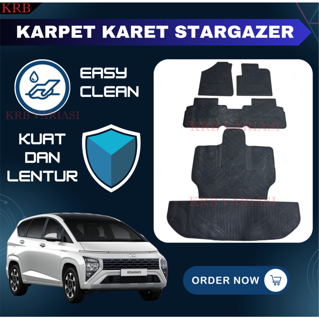 Karpet Karet Full Set Mobil Hyundai Stargazer Karpet Hyundai Stargazer Karpet Stargazer Set