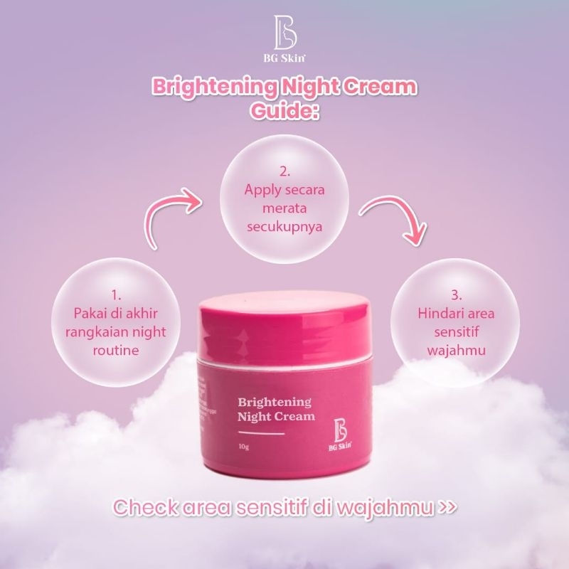 BG SKIN Brightening night cream