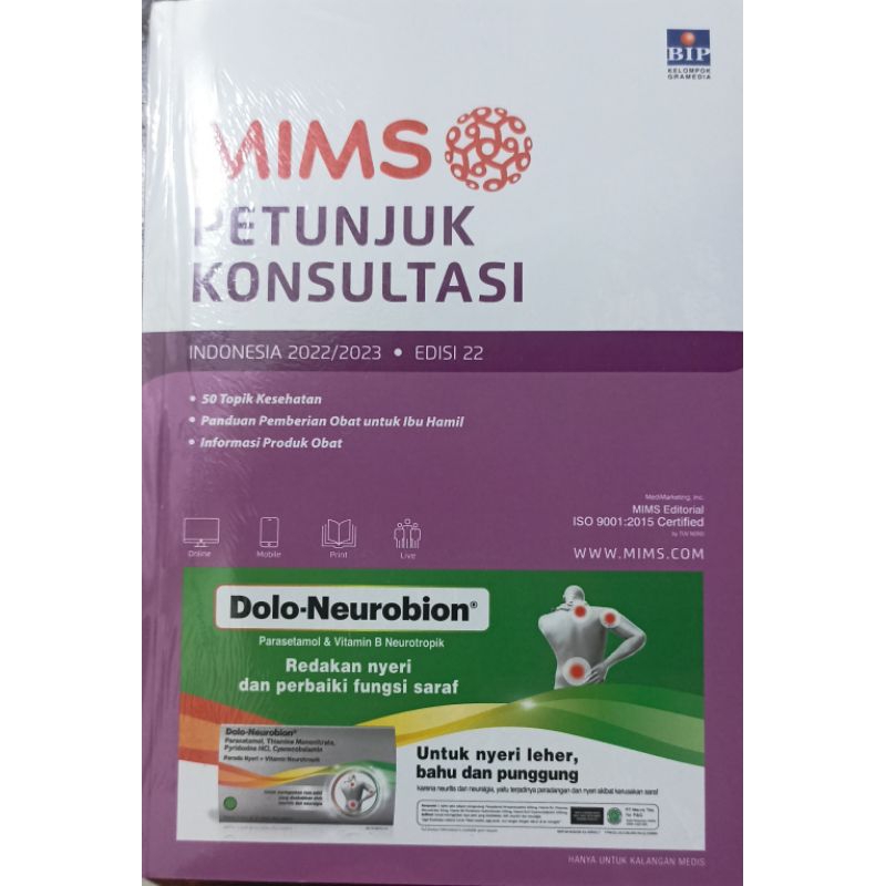 MIMS PETUNJUK KONSULTASI EDISI 22 INDONESIA 2022/2023
