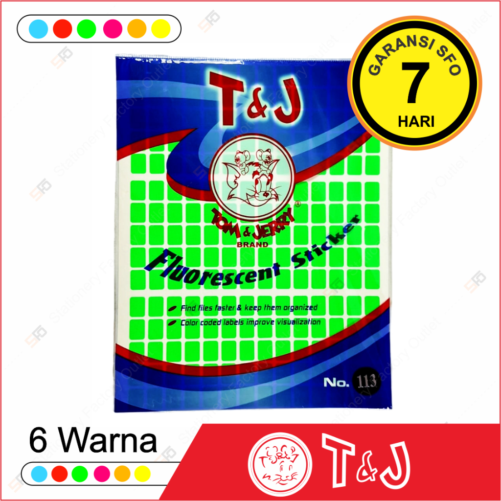 

Label Warna Fluorescent T&J - 113 - SFO Semarang Official