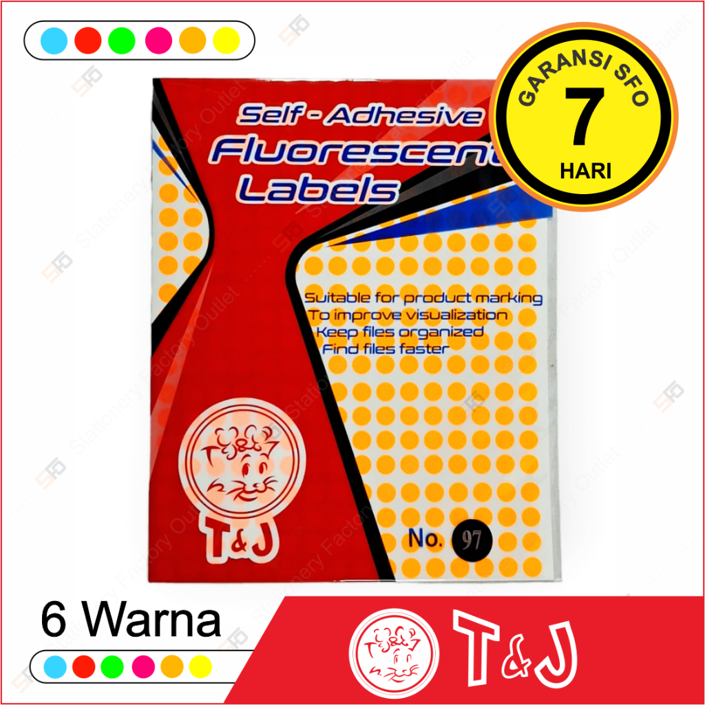 

Label Warna Fluorescent T&J - 97