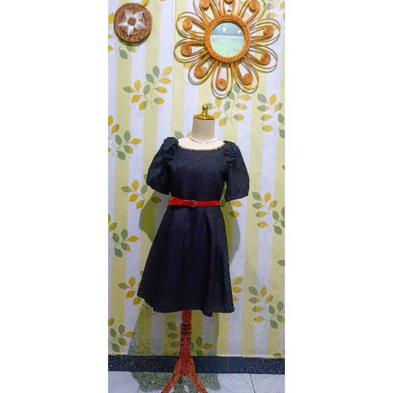 Dress Vintage Hitam