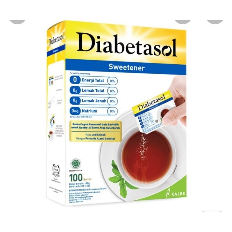 

Diabetasol sweetener 100sachet