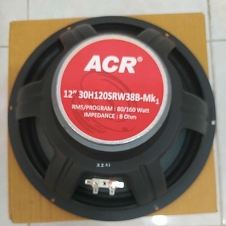SPEAKER ACR 12 inch 1238B WOOFER ORIGINAL ACR
