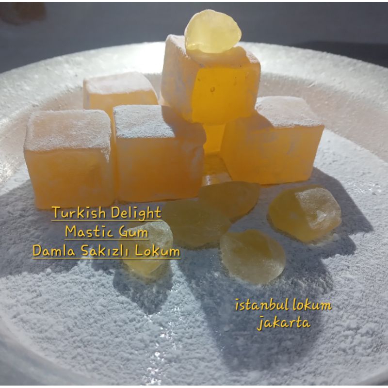

Turkish Delight Lokum Mastic Gum/Lokum with Greek Chios 180 Gr