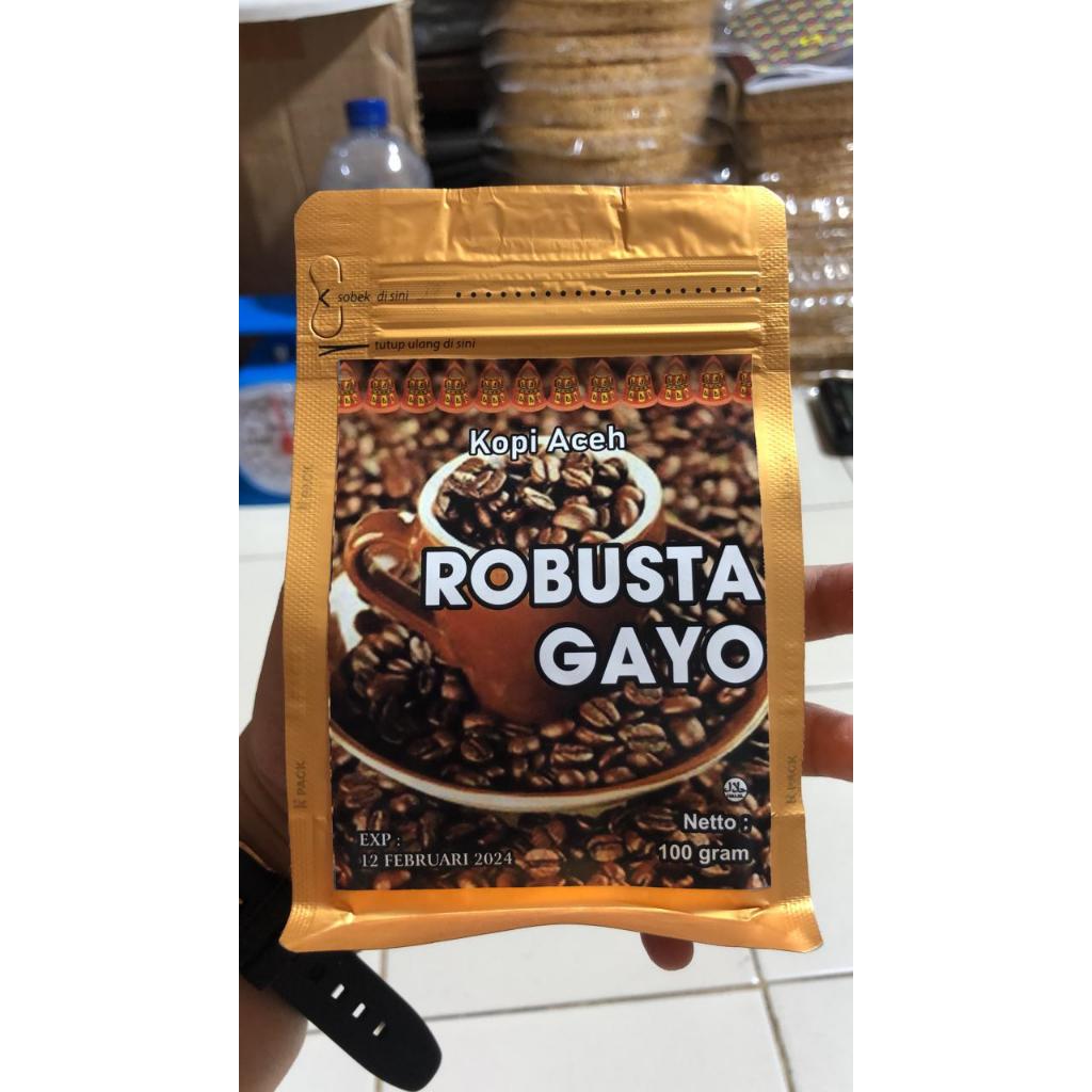 

Kopi Robusta Gayo 100 gr | RH Coffee