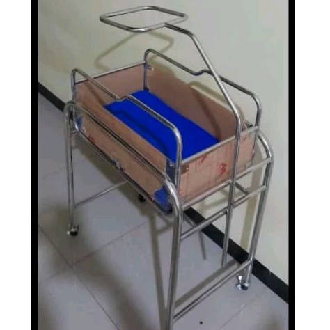 Box bayi stainless/tempat tidur bayi baru melahirkan/box baby stainless stell